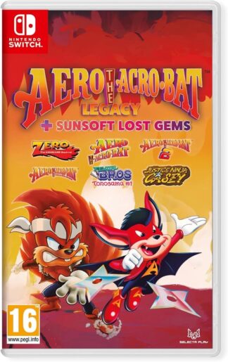 Aero the Acrobat Legacy + Sunsoft Lost Gems (輸入版) - Nintendo Switch