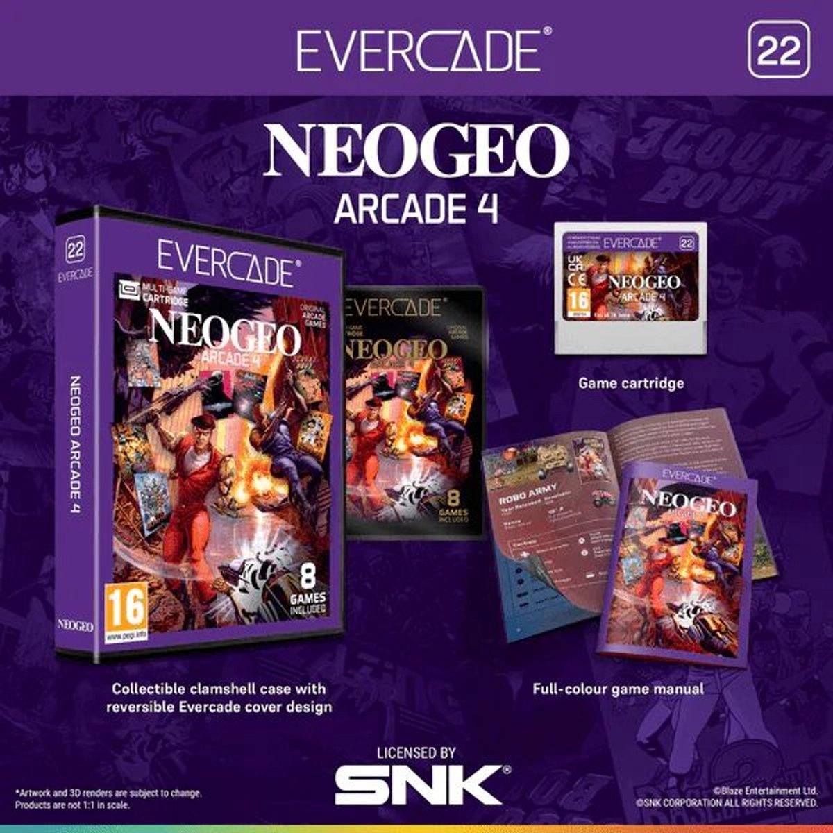 Evercade NEOGEO - Arcade Collection 4 (輸入版) - 画像 (9)
