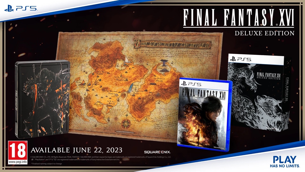 日本語対応】Final Fantasy XVI - Deluxe Edition (輸入版) - PS5 