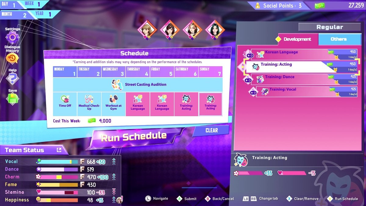 K-Pop Idol Stories: Road to Debut (輸入版) - PlayStation 5 - 画像 (11)