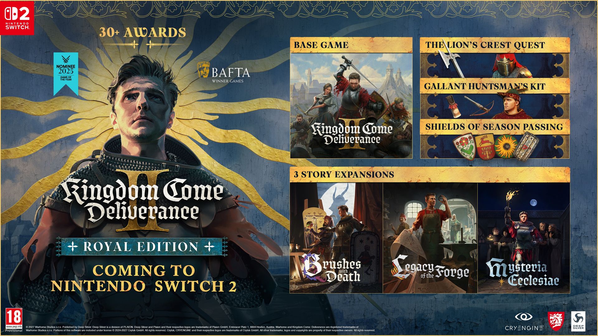 Kingdom Come: Deliverance II - Royal Edition (輸入版) - Nintendo Switch 2 - 画像 (2)