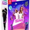 Let's Sing 2025 + 2 Microphones (輸入版) - Nintendo Switch