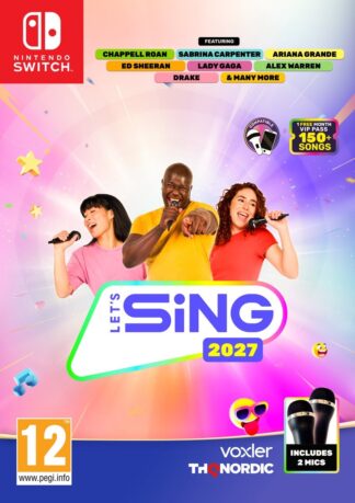 Let's Sing 2027 + 2 Microfoons (輸入版) - Nintendo Switch