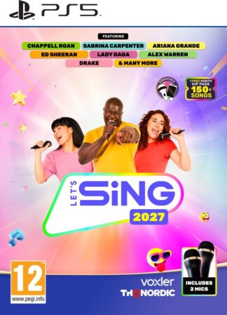 Let's Sing 2027 + 2 Microfoons (輸入版) - PlayStation 5