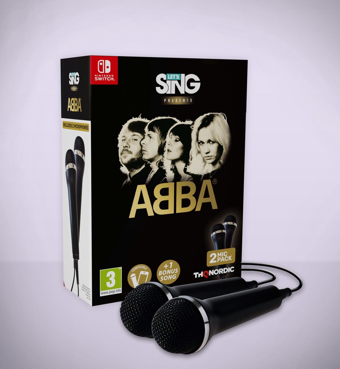 【日本語対応】Let's Sing ABBA + 2 Microfoons (輸入版) - Nintendo Switch