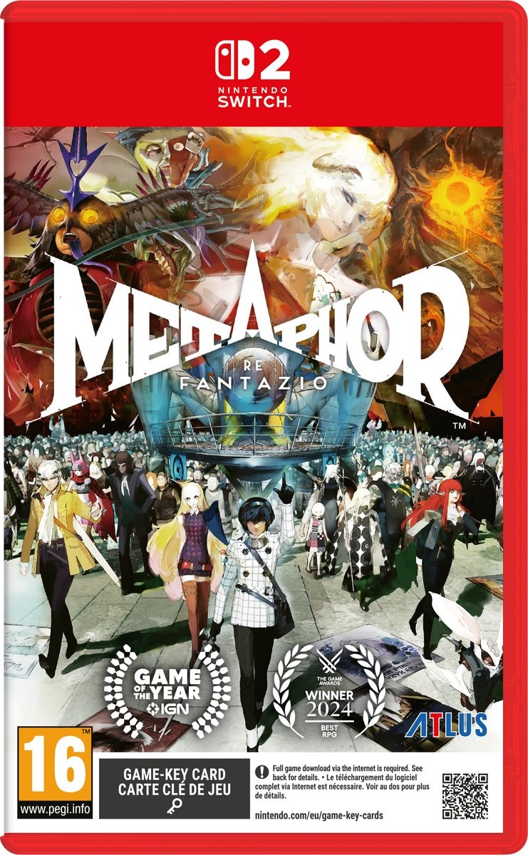 【日本語対応】Metaphor ReFantazio – Steelbook Edition (輸入版) – Nintendo Switch 2