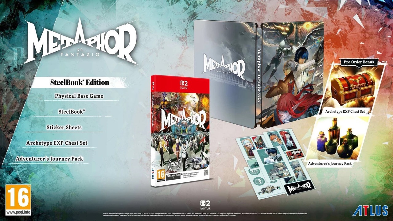 【日本語対応】Metaphor ReFantazio - Steelbook Edition (輸入版) - Nintendo Switch 2 - 画像 (2)