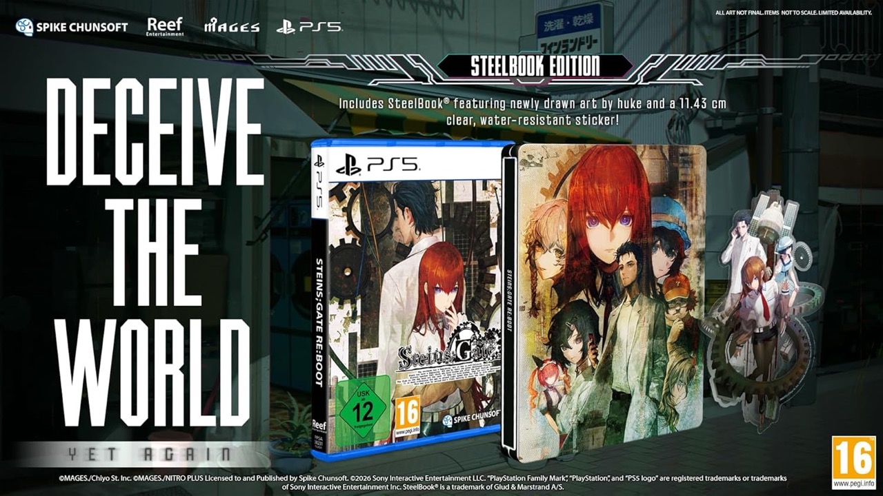 【日本語対応】STEINS;GATE RE:BOOT (Steelbook) (輸入版) - PlayStation 5